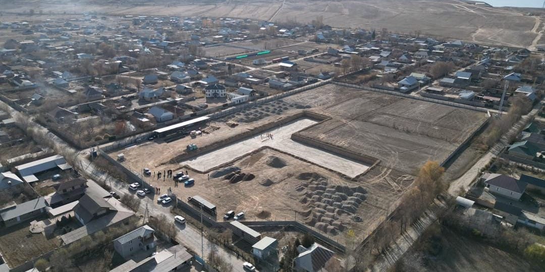 В Токтогуле начали строить школу на 750 мест