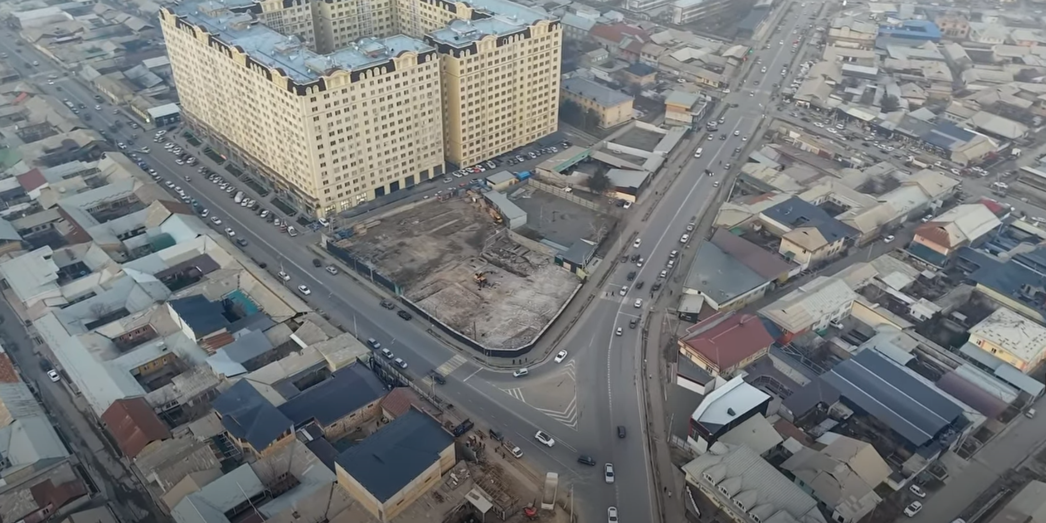 В Оше построят кольцевую развязку на пересечении улиц Мамырова и Амир-Темура