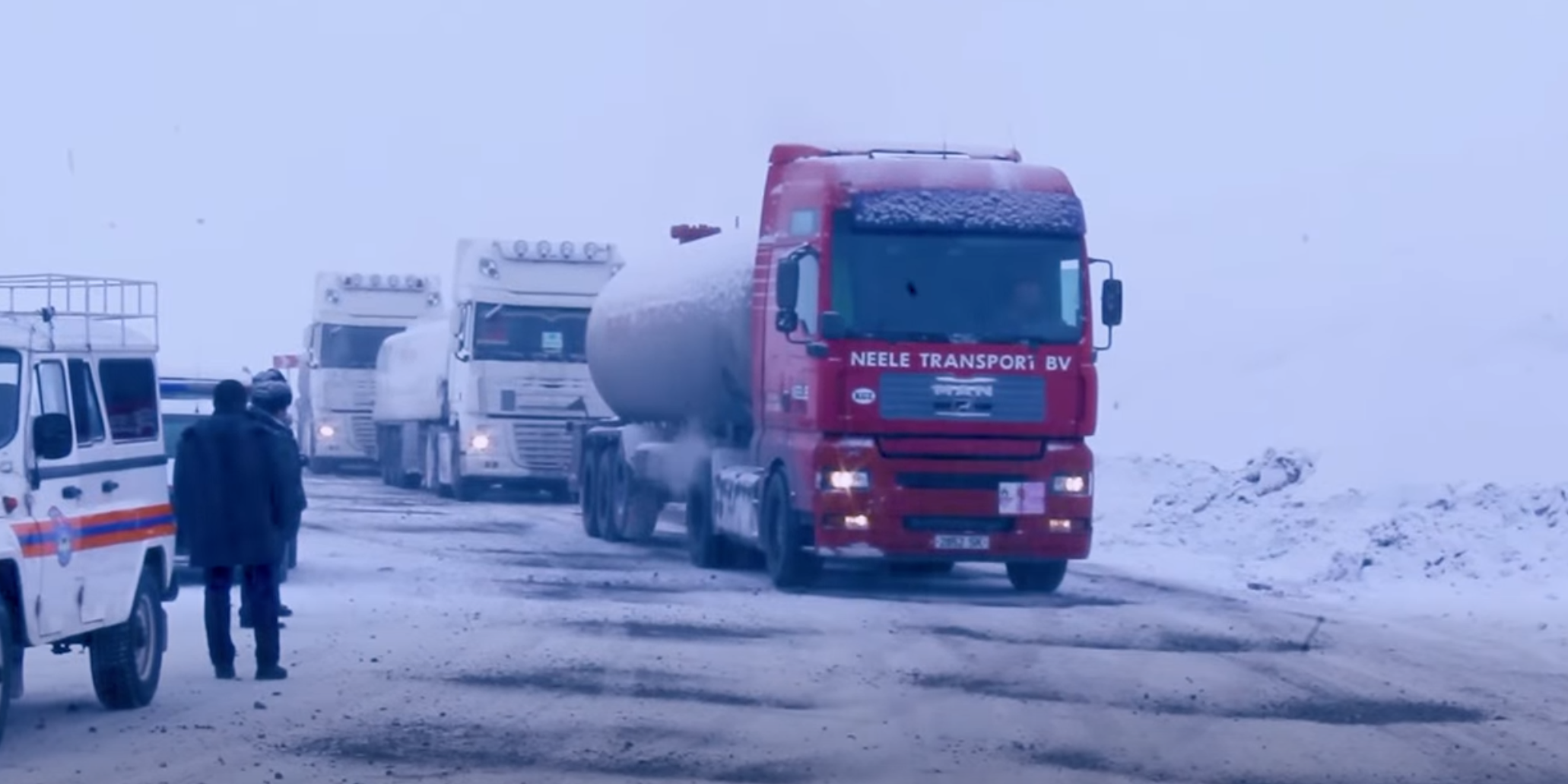 Минтранс запретил проезд через посты «Сосновка» и «Кара-Куль» авто без зимних шин