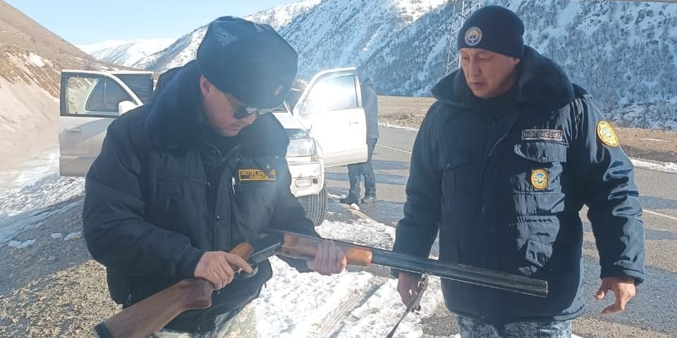 В Джалал-Абаде экотехнадзор провел рейды против охотников-нарушителей