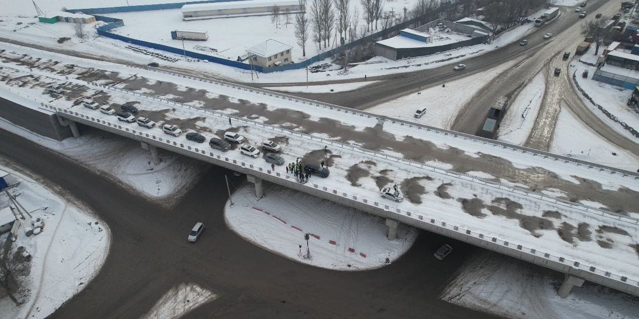 На Северной объездной Бишкека временно открыли три развязки