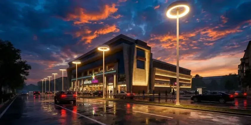 Тест Economist.kg: какую скорость Wi-Fi выдают «умные» прожекторы возле Bishkek Park