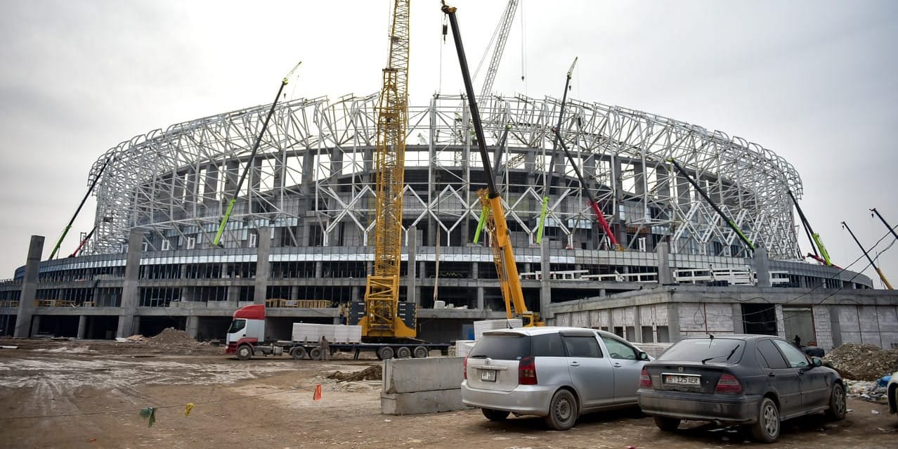 Айбек Джунушалиев проинспектировал дороги и сети у «Бишкек Арены»