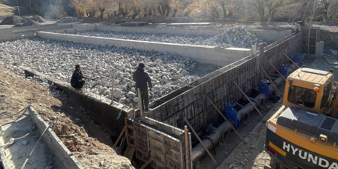 В селе Мурас завершают строительство водопровода на 3.4 тысячи человек