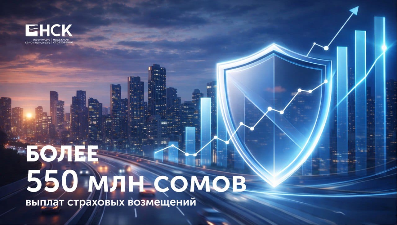 550 млн сомов выплат страховых возмещений: итоги работы «НСК» за 2025 год