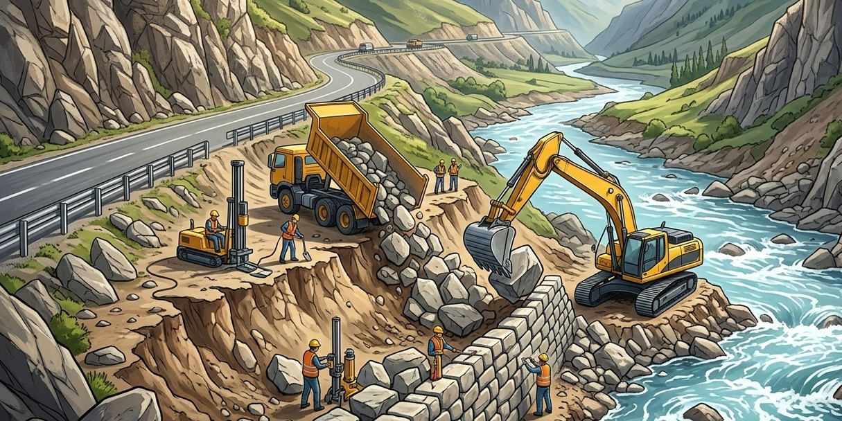 Трассу Кош-Добо — Мундуз укрепят от паводков и селей за 120 млн сомов