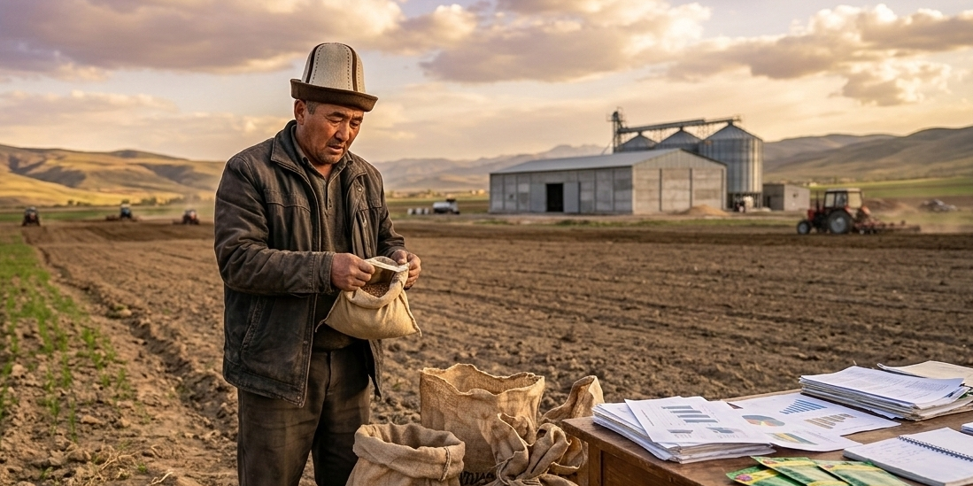 Деньги в землю: 70% бюджетных дотаций не дошли до семеноводов Кыргызстана