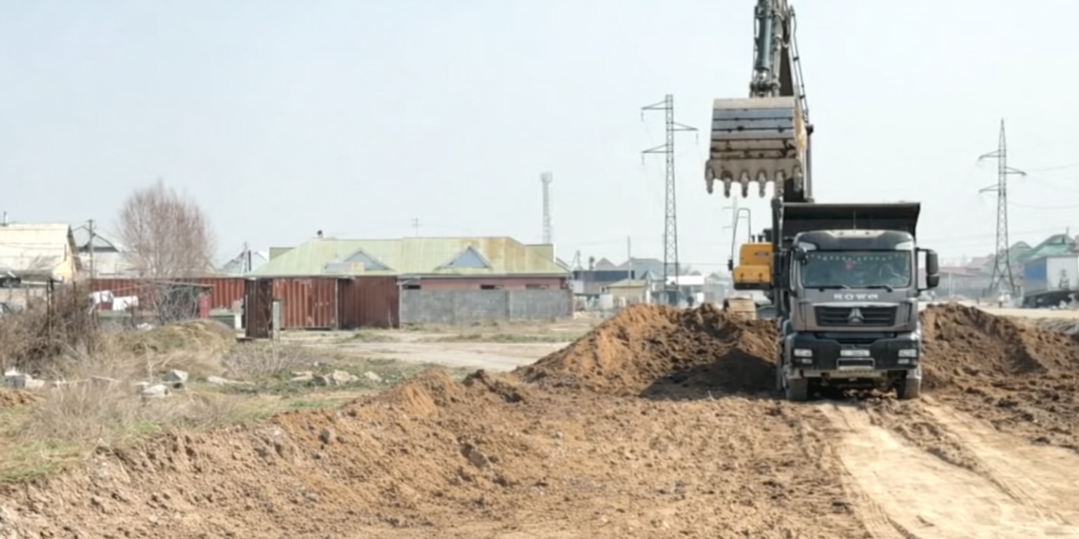 Объездная на 8.5 км свяжет улицу Профсоюзную с новым Ошским рынком в Бишкеке