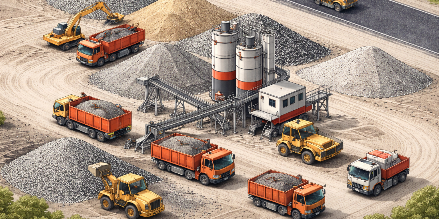 «Бишкекасфальтсервис» закупит инертные материалы на 59.3 млн сомов