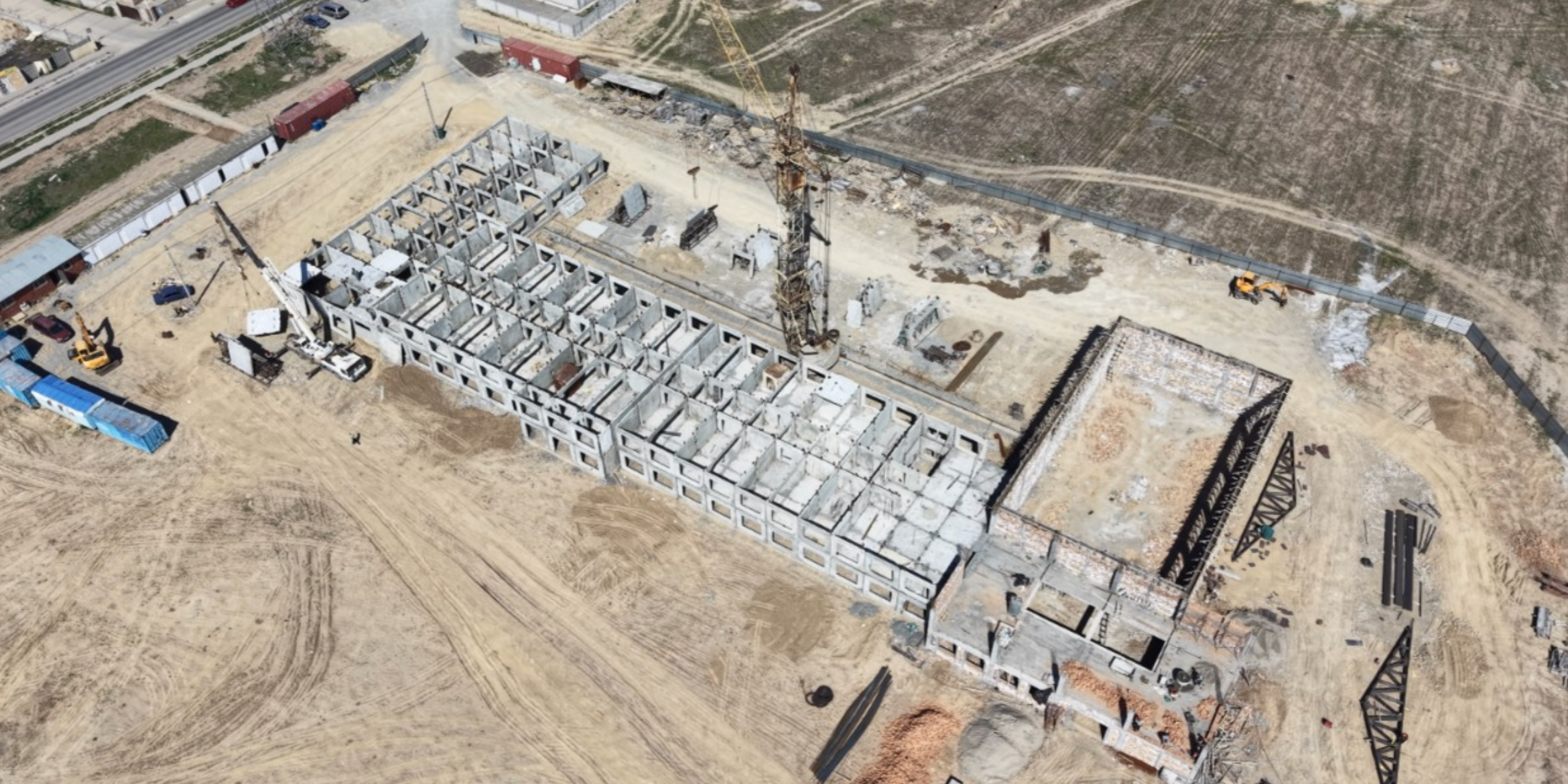 В столичном жилмассиве Ак-Ордо возводят новую школу на 750 мест