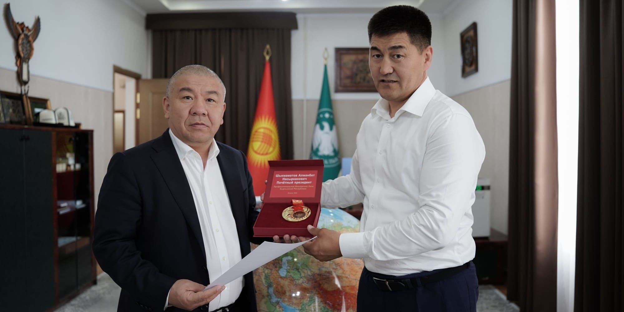 Шыкмаматова назначили почетным президентом Лиги профессионального бокса КР