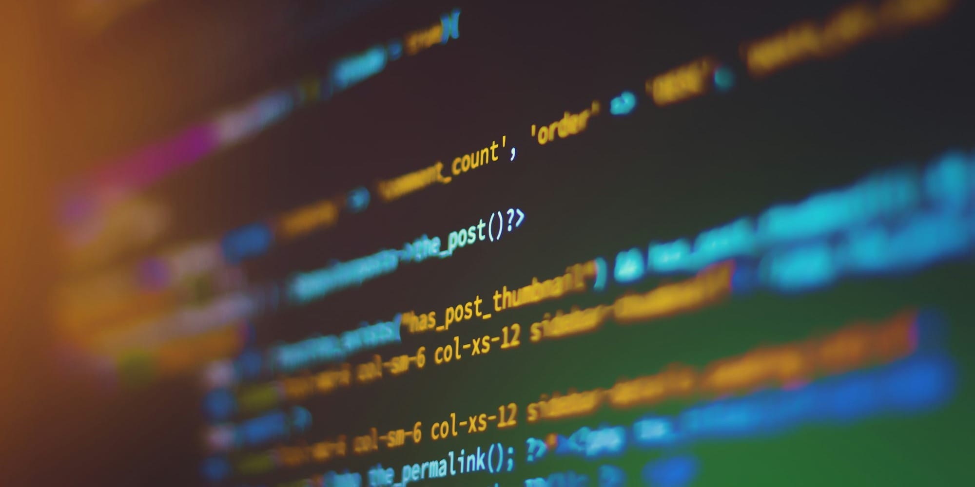 shallow focus photography of computer codes