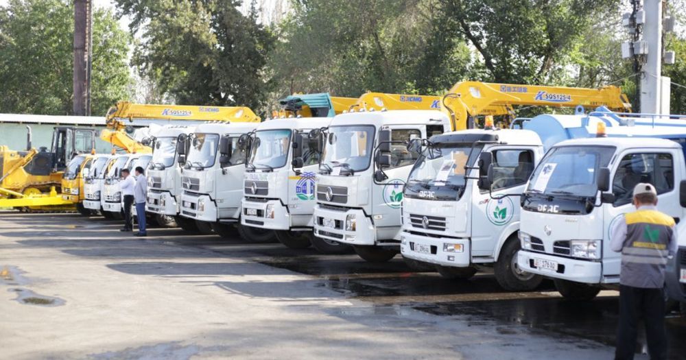 В Бишкек привезли более 70 единиц спецтехники изображение публикации