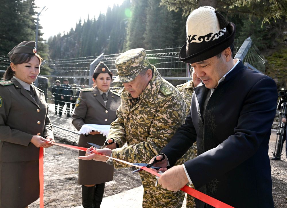 В Иссык-Кульской области открыли новый пограничный пост "Чаар-Кудук" – фото изображение публикации
