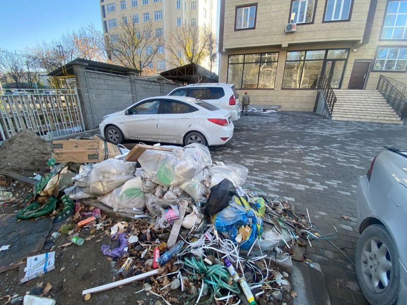 За выброс мусора в Бишкеке оштрафовали 38 компаний — список изображение публикации