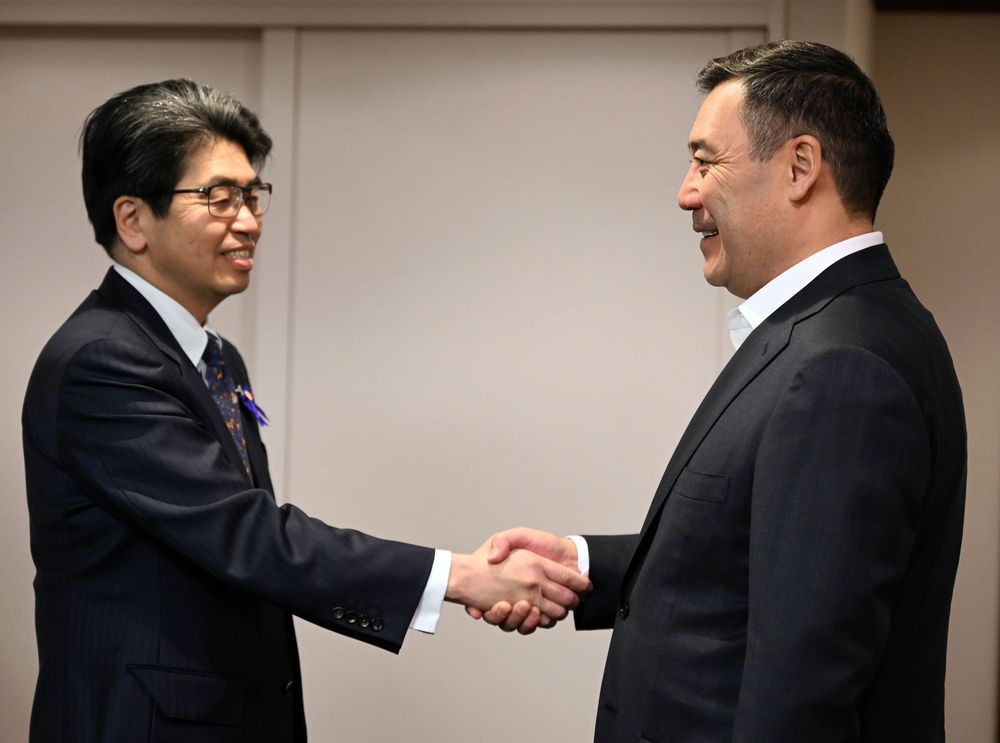 Садыр Жапаров встретился с управляющим Японского банка по международному сотрудничеству — о чем говорили изображение публикации