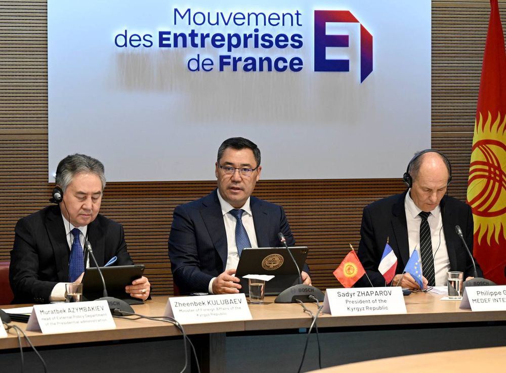 Садыр Жапаров предложил французским компаниям создать совместные агропромышленные предприятия изображение публикации