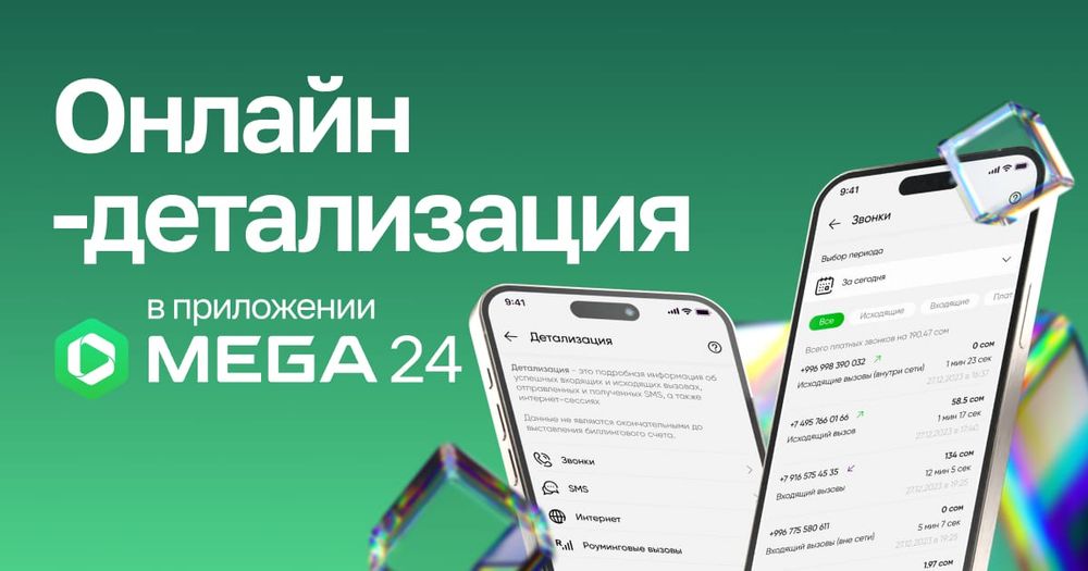 Просматривайте детализацию своего номера в MEGA24! изображение публикации