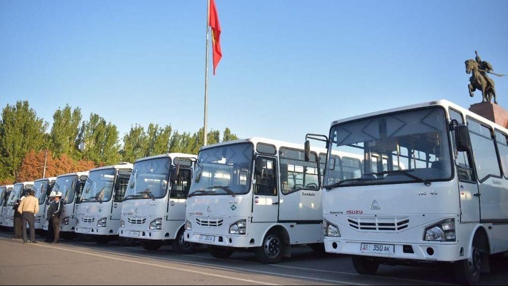 В Бишкеке частично изменили маршрут автобуса №2 изображение публикации