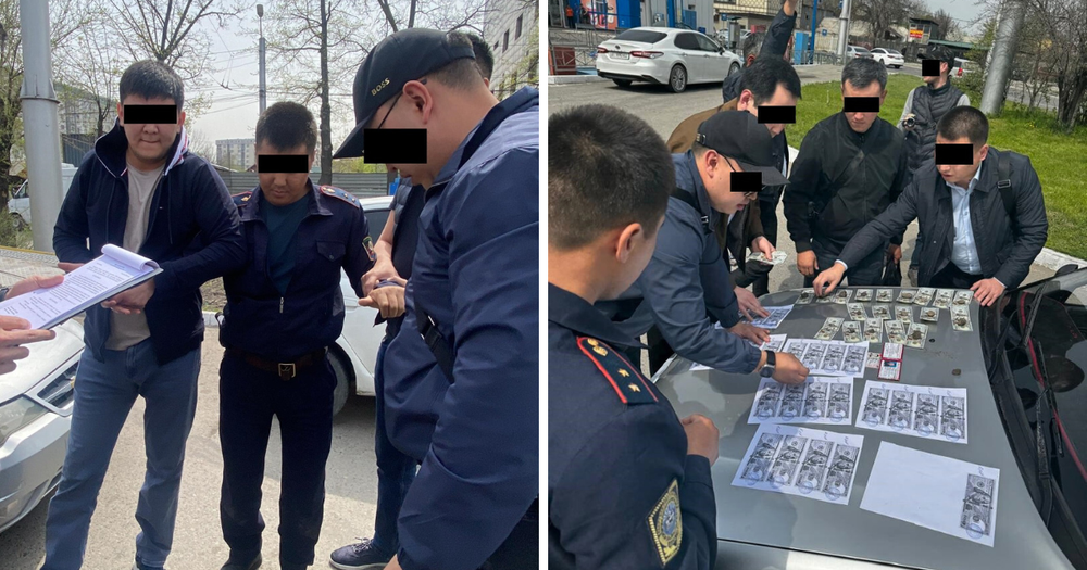 ГКНБ задержал инспектора УПСМ в Бишкеке – он вымогал взятку за возврат прав и авто изображение публикации