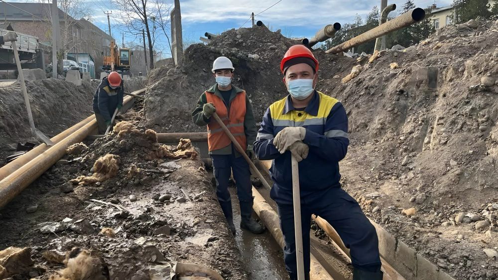 «Бишкектеплосеть» запланировала ремонт пяти крупных тепловых сетей изображение публикации