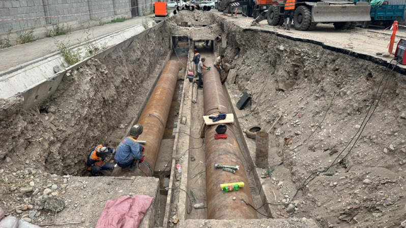 Ремонт теплосети на ул. Жукеева-Пудовкина в Бишкеке: как идут работы? изображение публикации