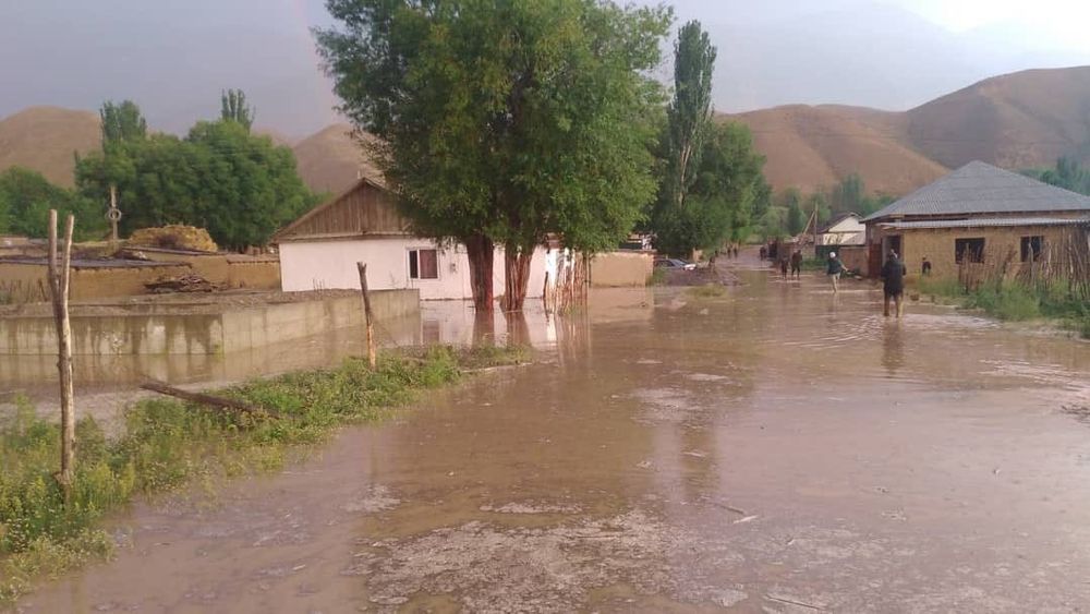 Сель в Нарынском районе: затоплены дворы и дороги изображение публикации