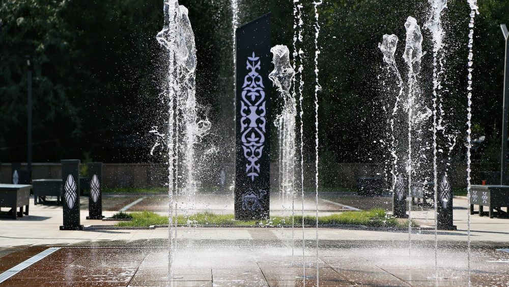 В центре Оша открыли парк с фонтанами – ФОТО изображение публикации
