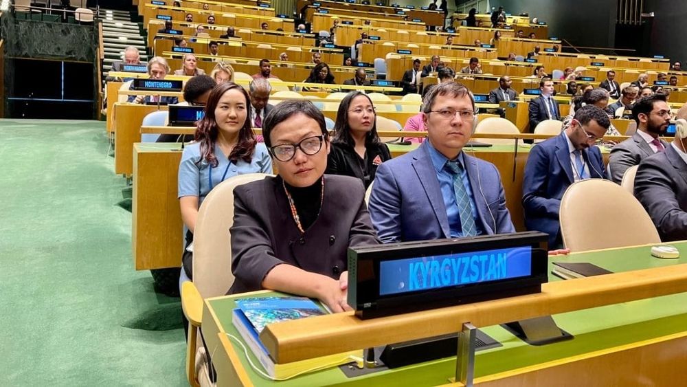 Постпред КР Аида Касымалиева назначена замглавы 79-й сессии Генассамблеи ООН изображение публикации