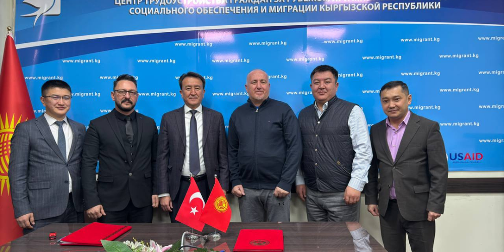 Турецкая компания Workin Global будет сопровождать трудовых мигрантов из КР изображение публикации