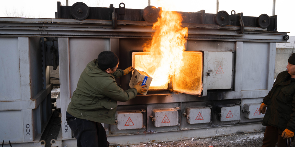 В Бишкеке уничтожили 90 тысяч пачек контрафактной жевательной резинки Orbit – ВИДЕО изображение публикации