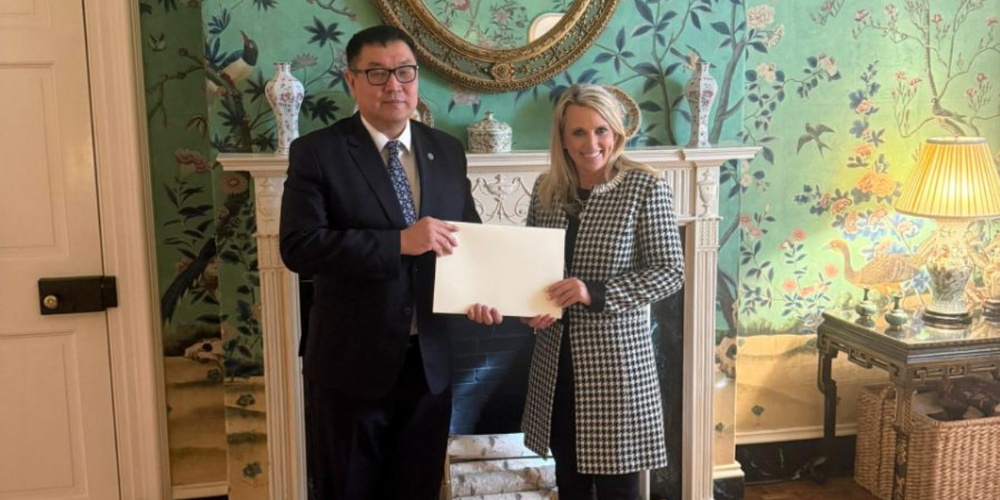 Посол Кыргызстана в США вручил верительные грамоты представителю Госдепа изображение публикации