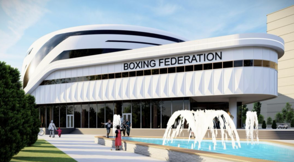 На месте сносимых гаражей в Джале будет спорткомплекс Федерации бокса. Эскизы изображение публикации