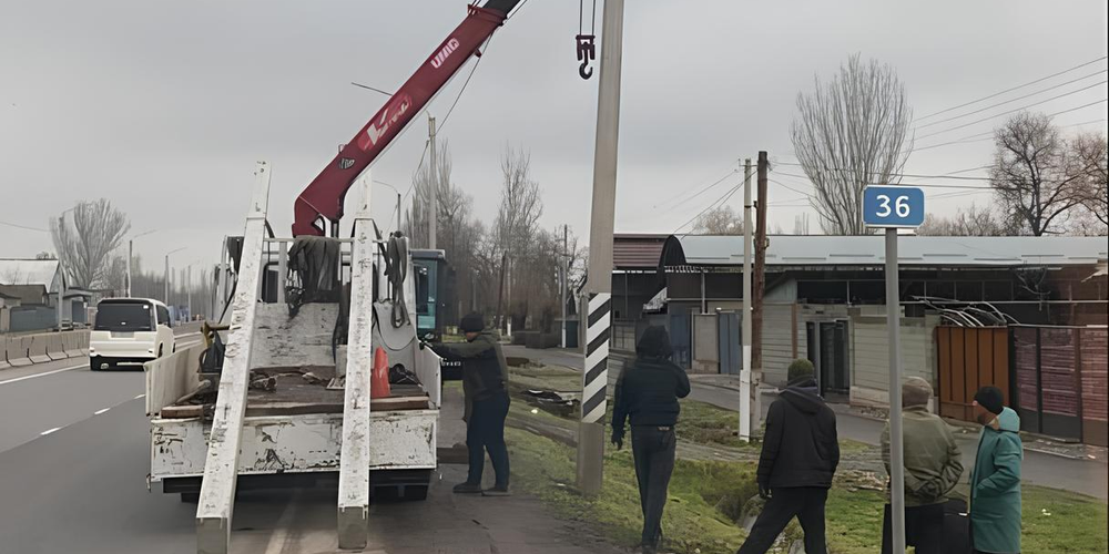 До Нового года на трассе Бишкек – Кара-Балта установят более 2.2 тысячи прожекторов изображение публикации