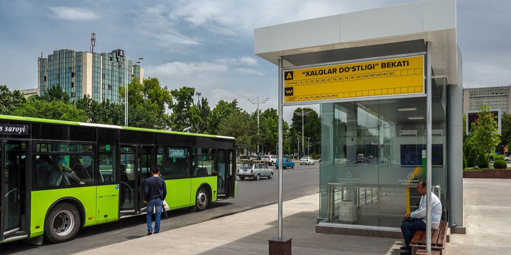 В Ташкенте билеты на автобусы за наличные будут продавать через терминалы на остановках изображение публикации