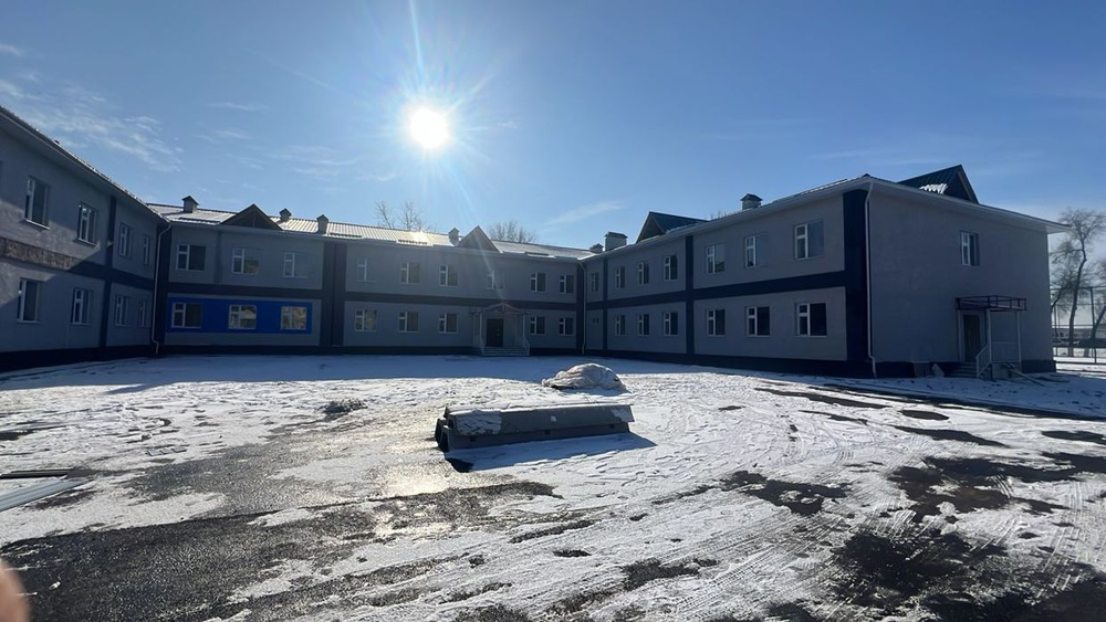 В селе Манас завершается строительство школы на 500 мест изображение публикации