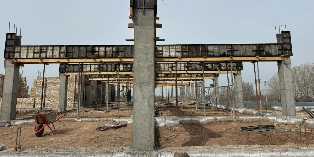 В селе Бер-Булак строится школа на 275 учеников изображение публикации