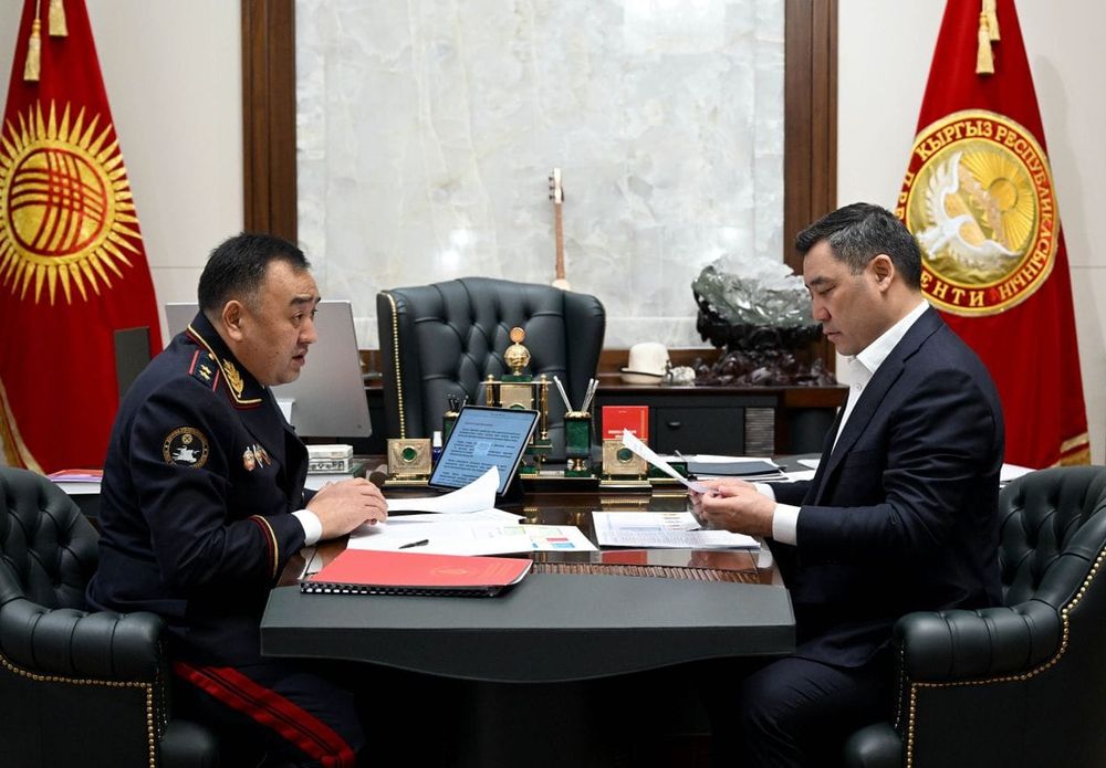 Ниязбеков доложил Жапарову о сокращении уровня преступности на 69% изображение публикации