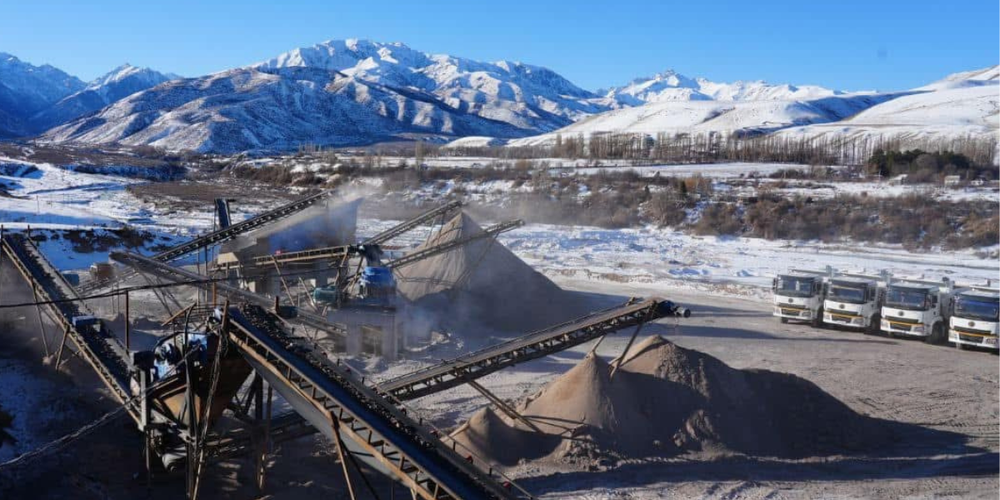 Компания «Чопо таш» открыла завод по производству песка и гравия в Иссык-Атинском районе изображение публикации