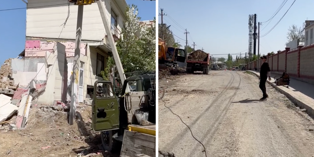 В Оше расширяют улицу Маткеримова изображение публикации