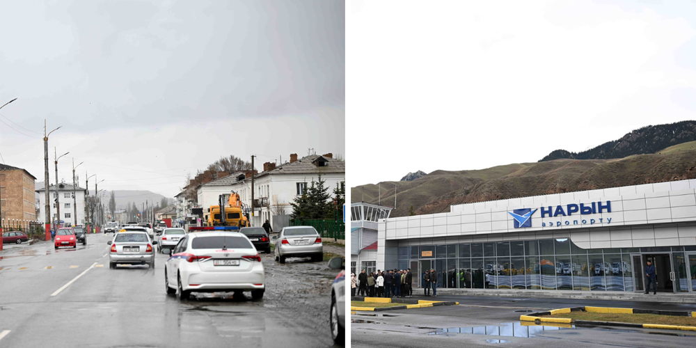 Касымалиев проинспектировал строительство автовокзала, дорог и аэропорта в Нарынской области изображение публикации