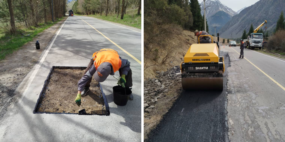 Минтранс ремонтирует дорогу к природному парку Ала-Арча изображение публикации