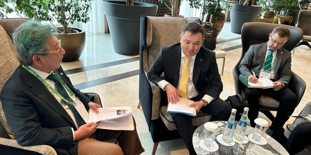 Министр экономики КР встретился с главой GGGI – что обсудили изображение публикации