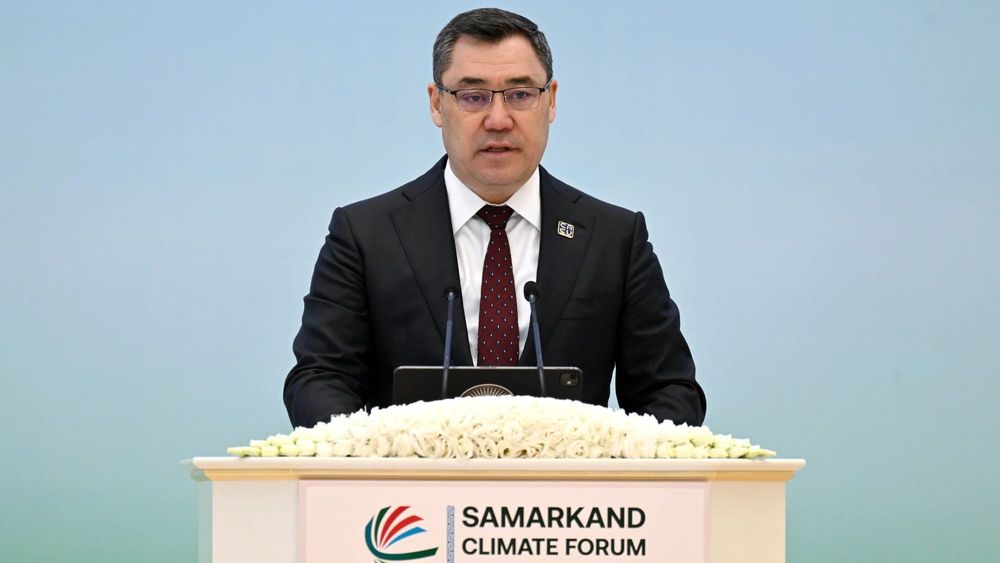 «На войны тратят больше денег, чем на защиту климата» – Жапаров упрекнул развитые страны изображение публикации