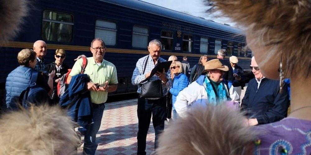 Туристический поезд Golden Eagle с 60 путешественниками из Европы и США прибыл в Бишкек изображение публикации