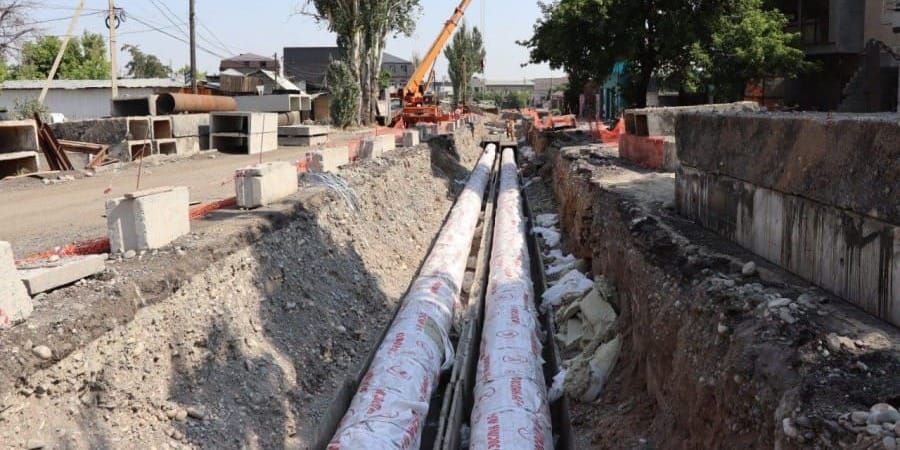 Реконструкция теплосети на ул. Курманжан Датки в Бишкеке вышла на финишную прямую – мэрия изображение публикации
