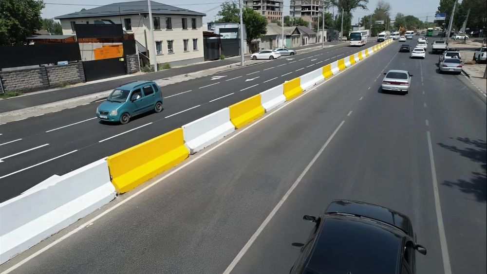 В Бишкеке завершили ремонт на Жибек-Жолу – на работы потратили 174 млн сомов изображение публикации