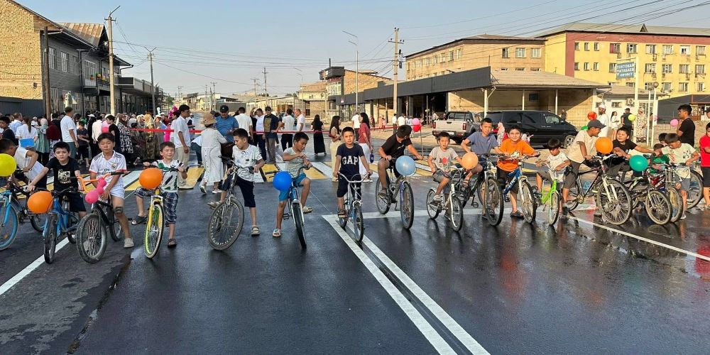 В Оше после капремонта открыли улицу Мамырова изображение публикации