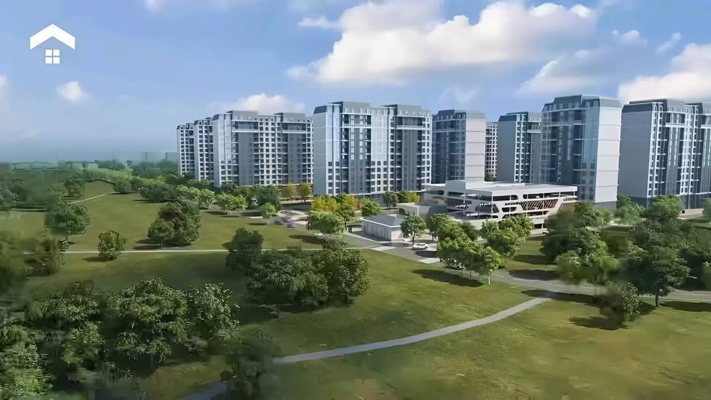 Возводят стены и перекрытия – в ГИК показали ход строительства ЖК «Токмок Сити» (видео) изображение публикации