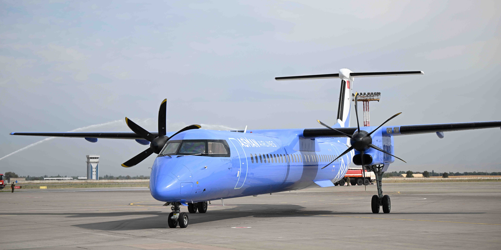 Asman Airlines получила третий самолет Dash 8 Q400 изображение публикации